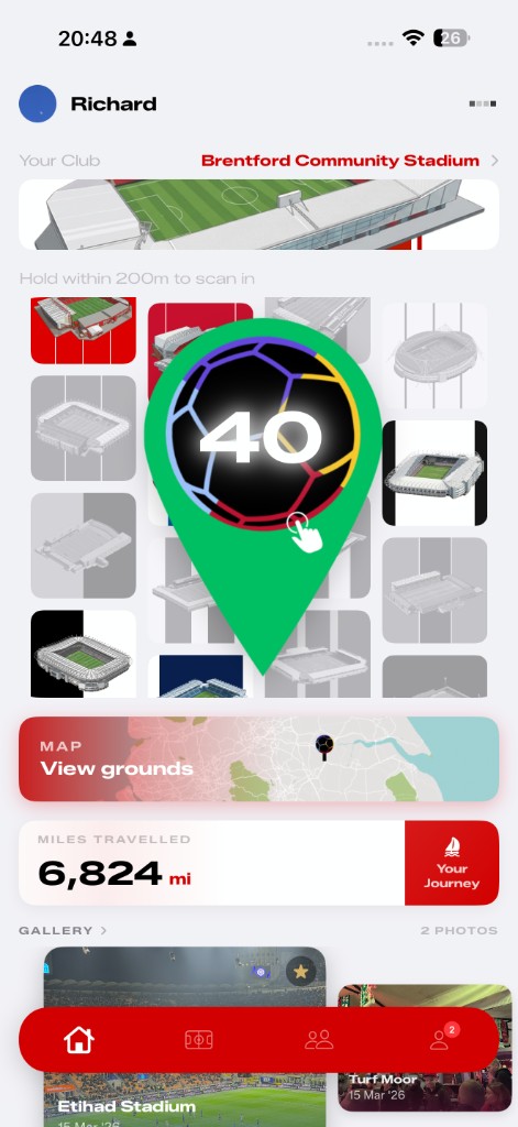 Nudge app screen 1